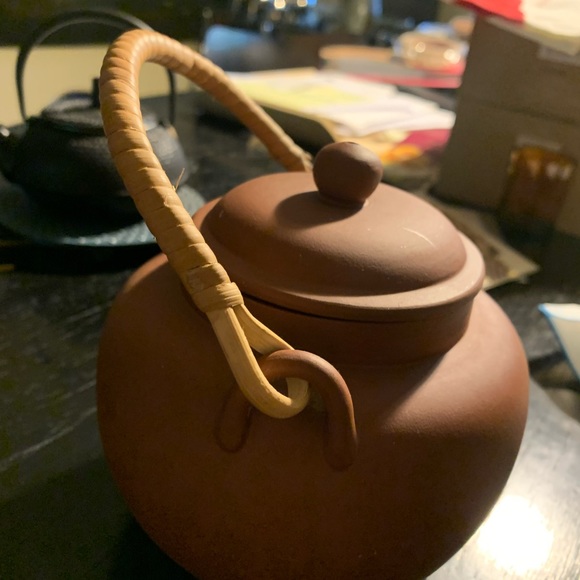 Teapot Clay Terracotta with infuser Made in Japan BNWB - Picture 3 of 9